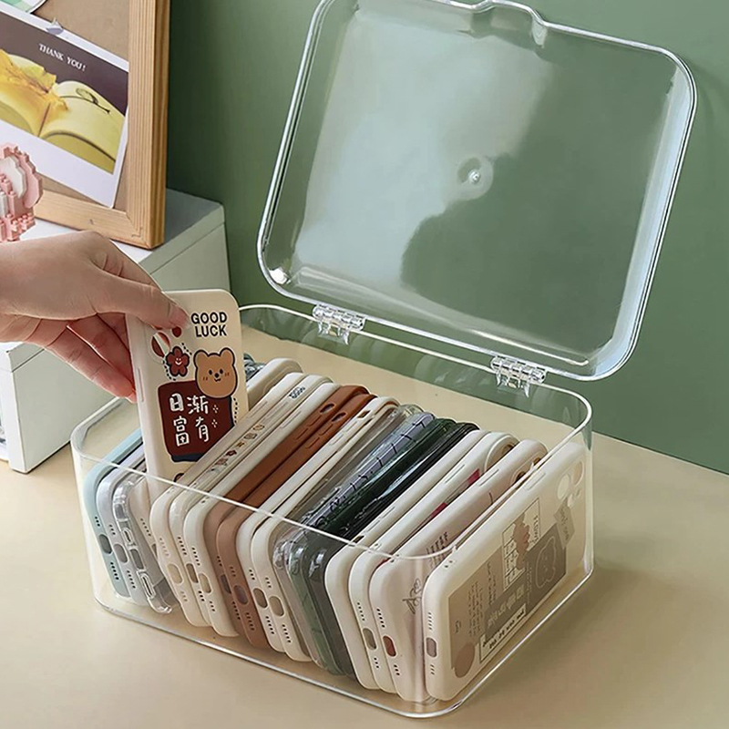 Acrylic Sundries Storage Baske - Face Mask Storage Box บทวิจารณ์และราคา