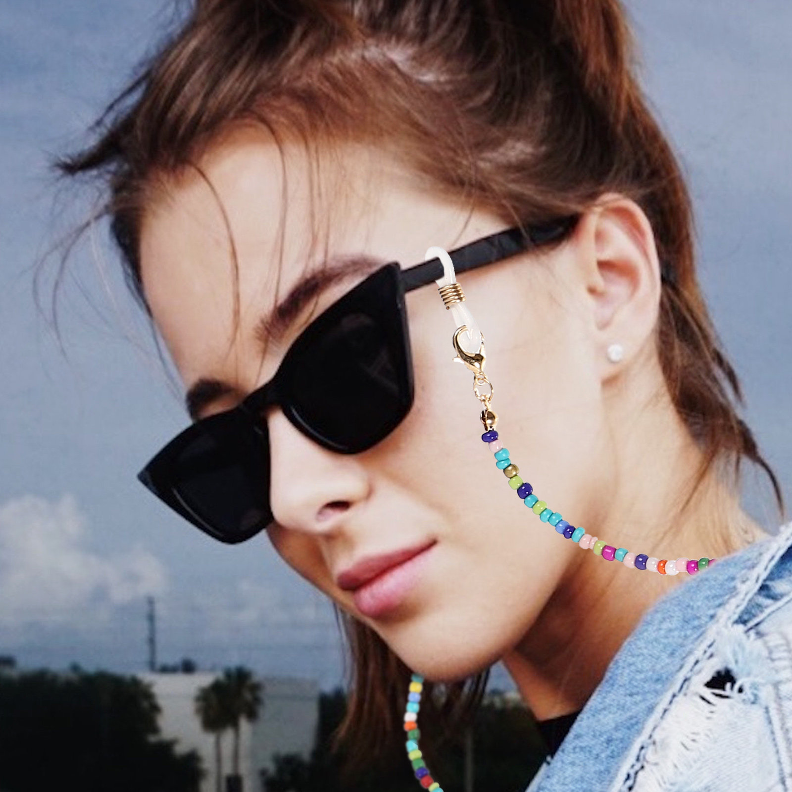 5Pcs Eyeglass Chains for Women - Mask Chain Holder บทวิจารณ์และราคา