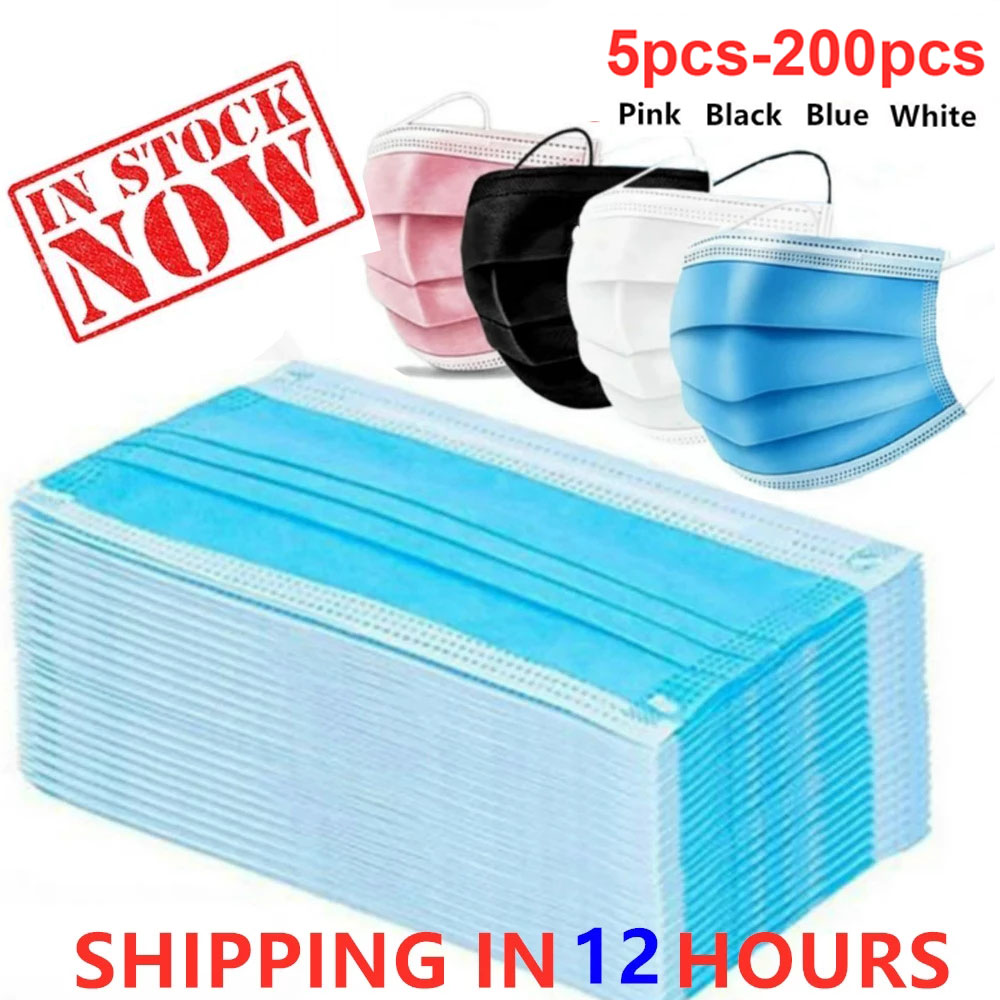 Mouth Masks 3-layer Anti-Dust  - Disposable Surgical Mask บทวิจารณ์และราคา