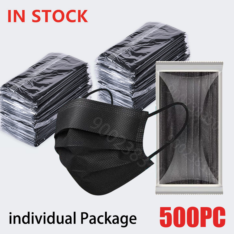 10-500Pcs Adults Mask Disposab - Disposable Surgical Mask บทวิจารณ์และราคา