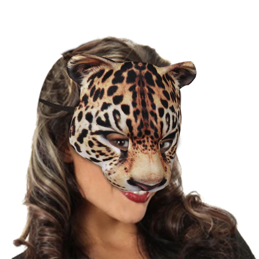 3D Animal Mask Halloween Masqu - Respirator Half Face บทวิจารณ์และราคา