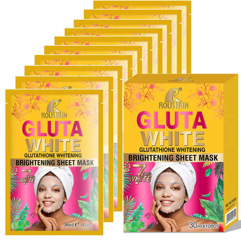 Gluta White Facial Mask Facial - Face Mask Storage Box บทวิจารณ์และราคา