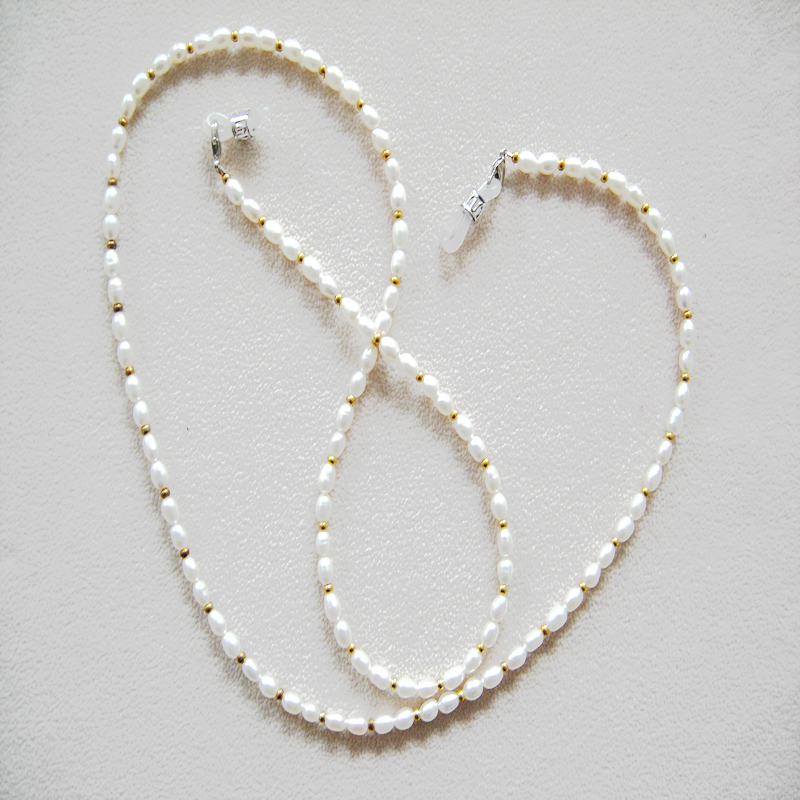 fashionable eyeglass beaded re - Mask Chain Holder บทวิจารณ์และราคา