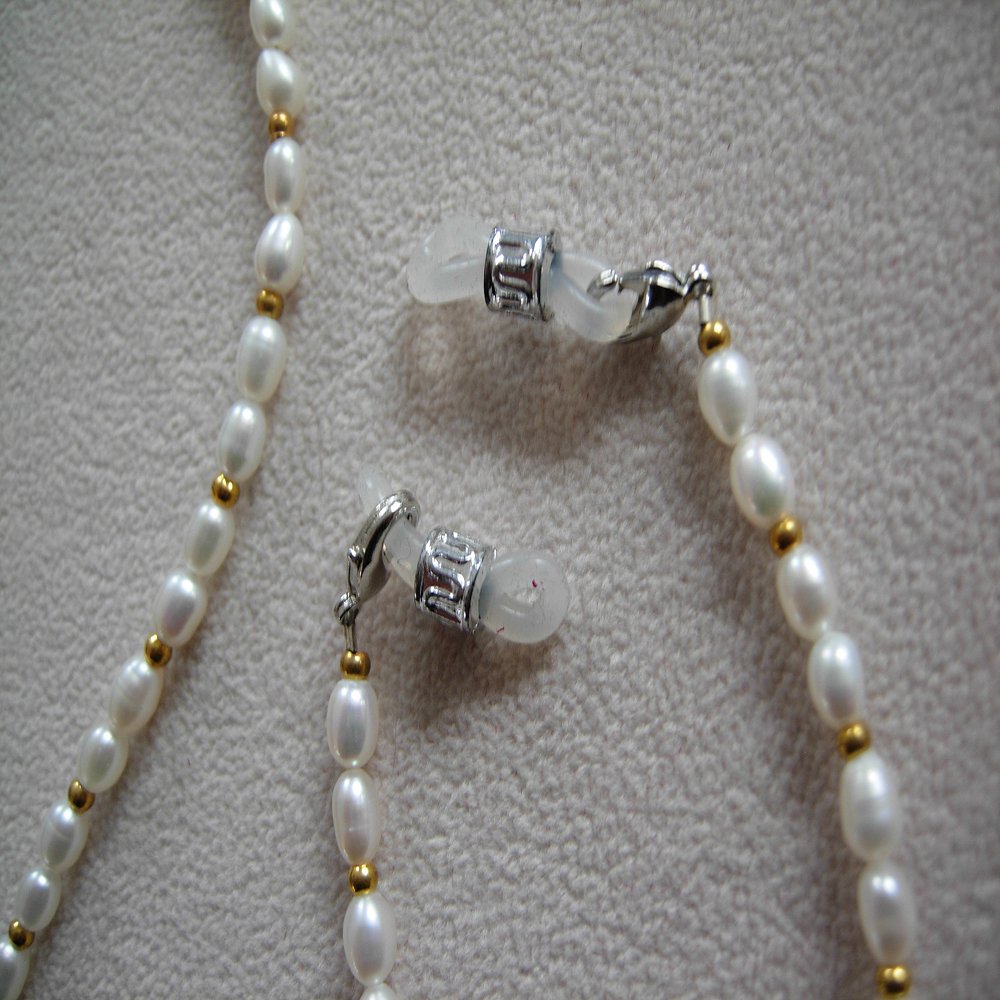 fashionable eyeglass beaded re - Mask Chain Holder บทวิจารณ์และราคา