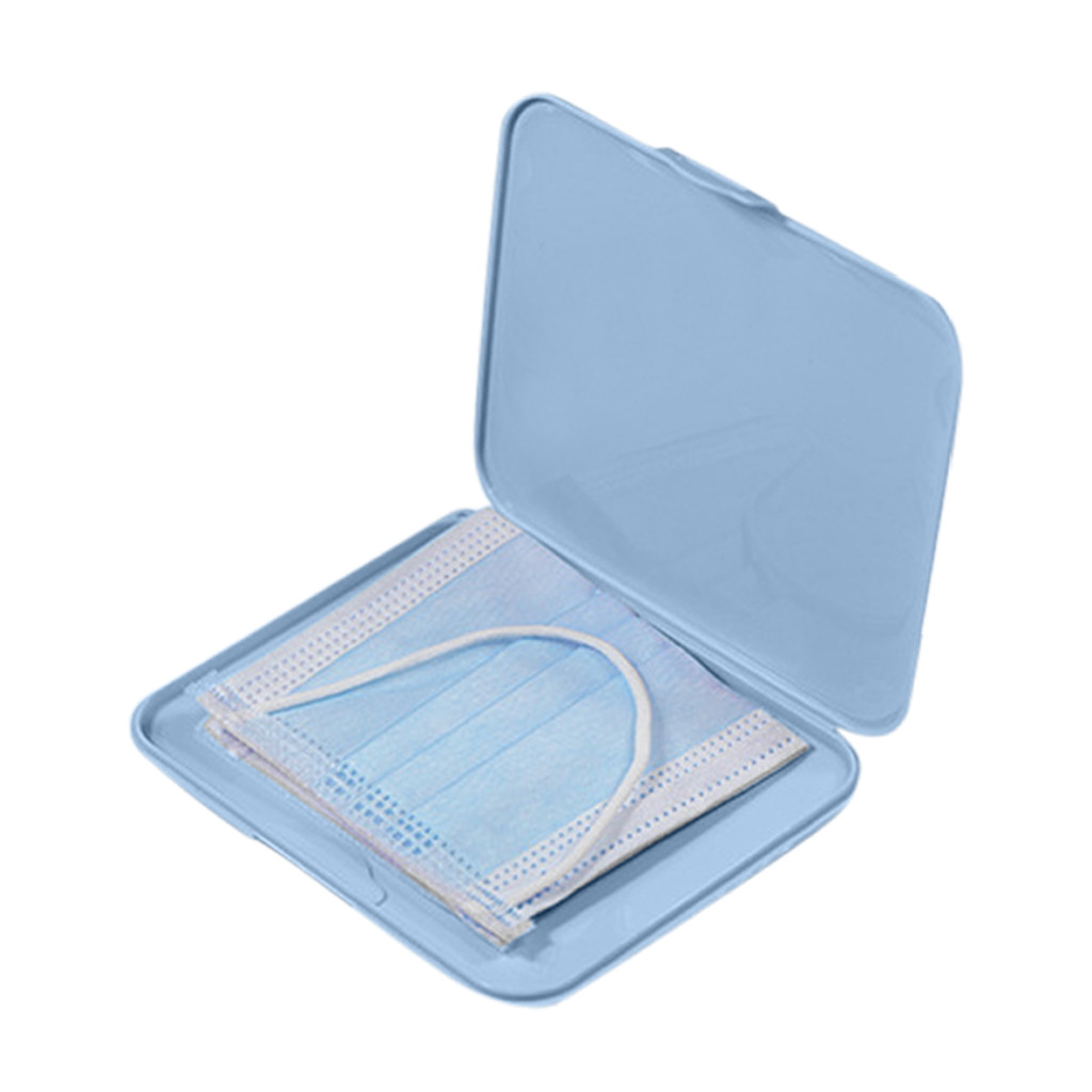 Pink Mask Cover Green Box Mask - Face Mask Storage Box บทวิจารณ์และราคา