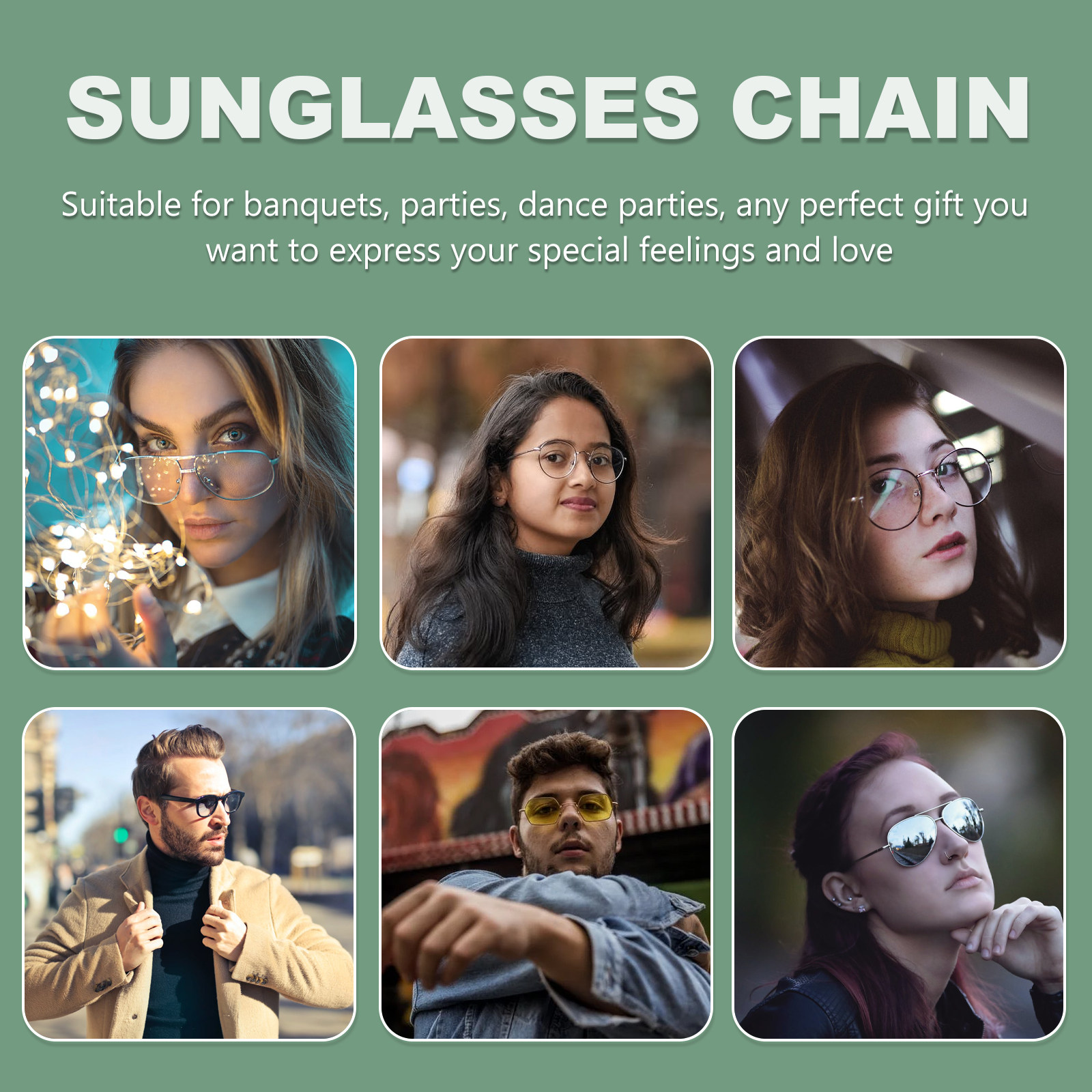1Pcs Pearl Glasses Chain Styli - Mask Chain Holder บทวิจารณ์และราคา