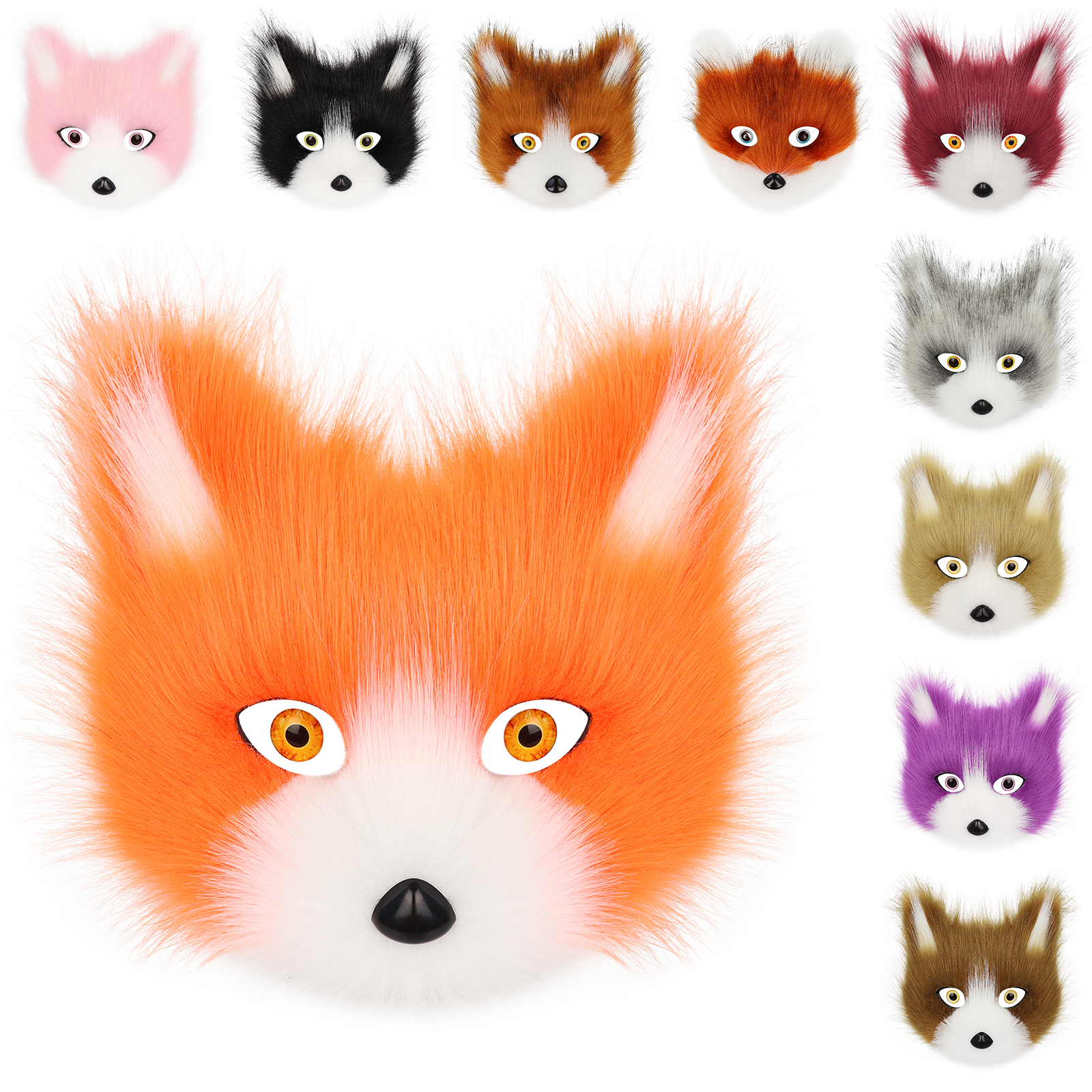 Plush Animal Fox Wolf Mask Plu - Respirator Half Face บทวิจารณ์และราคา