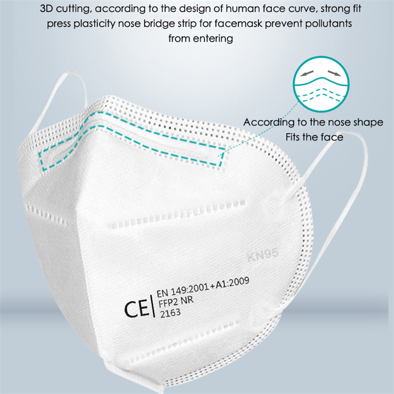 FFP2 KN95 Mask 5 Layers Protec - Kn95 Respirator Mask บทวิจารณ์และราคา