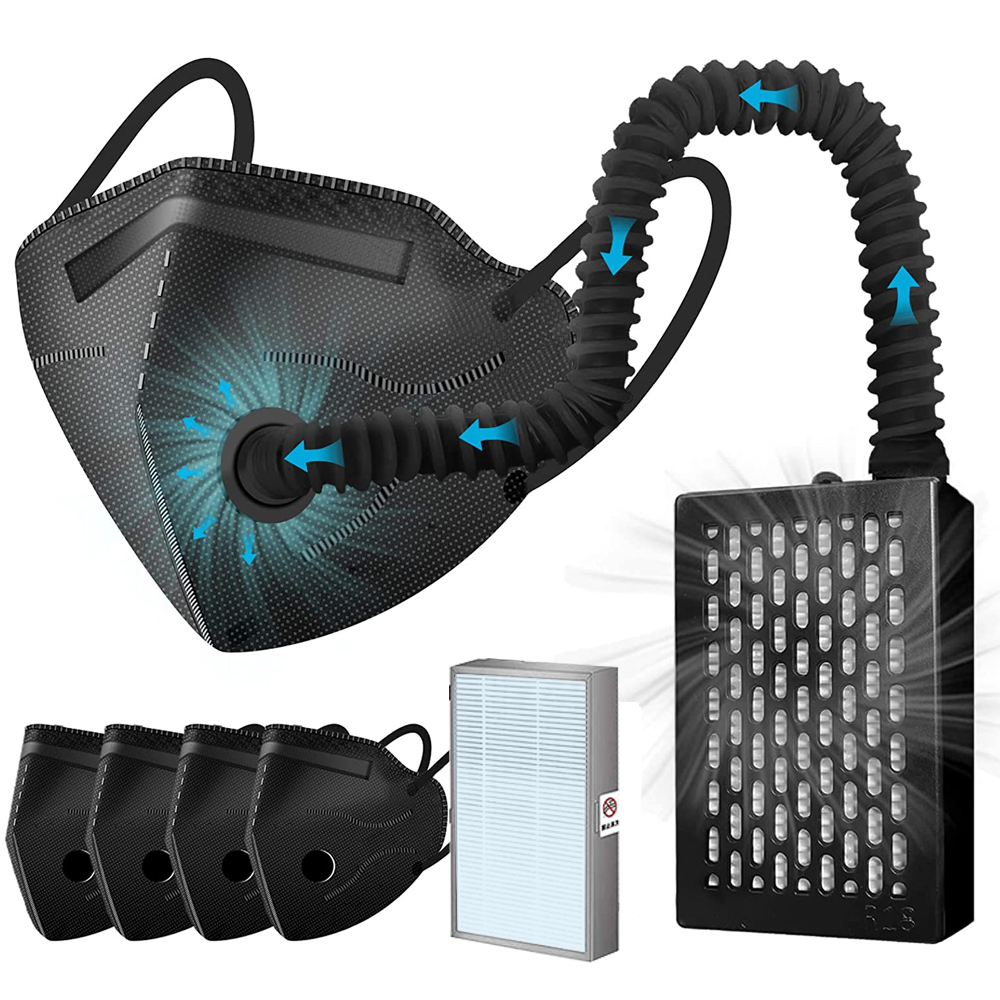 Electric KN95 Mask with Fan -  - Kn95 Respirator Mask บทวิจารณ์และราคา