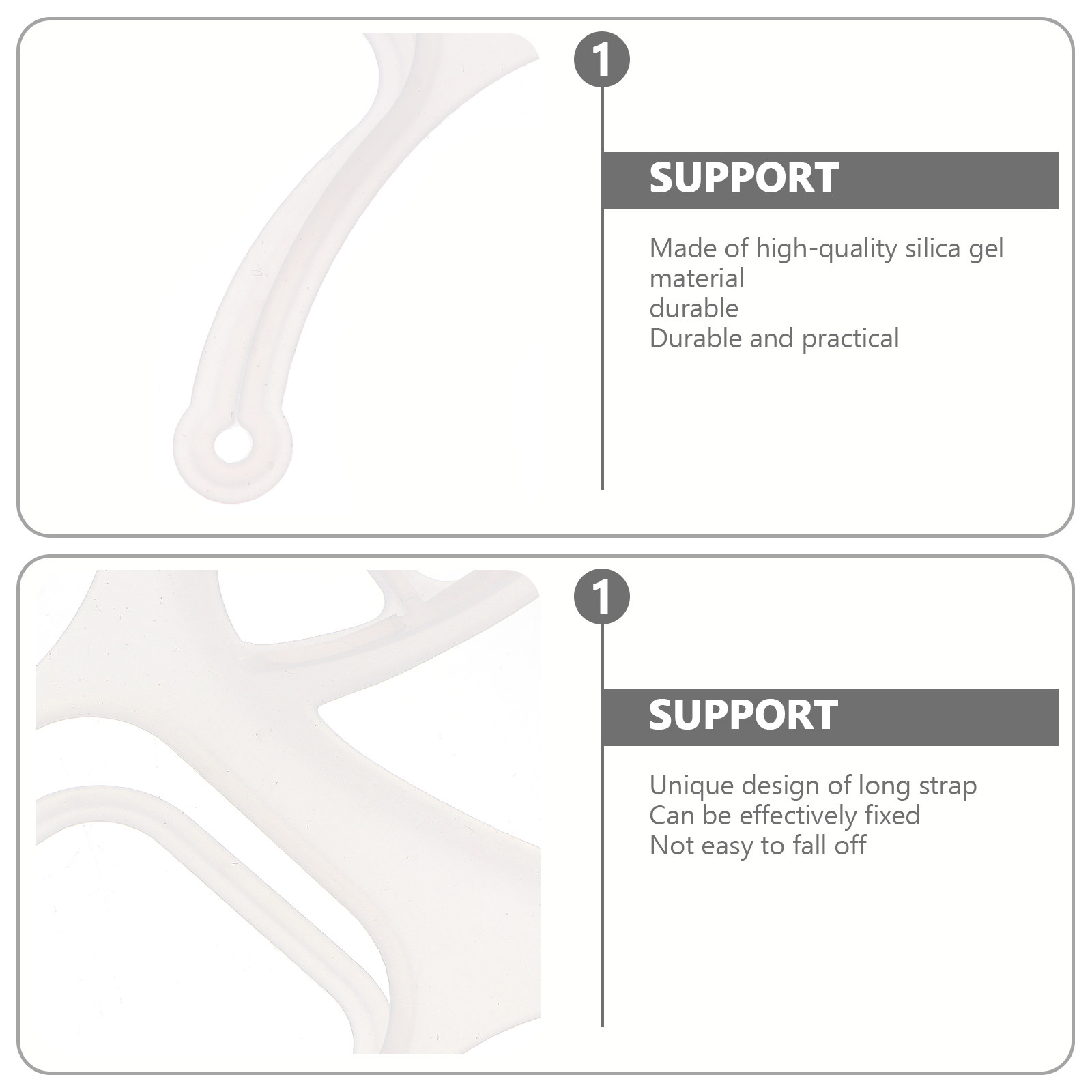 5Pcs Silicone Mask Bracket Bre - Silicone Mask Bracket บทวิจารณ์และราคา