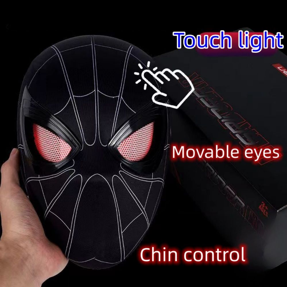 Movie Spidey Mask Eyes Glowing - Kids Face Mask บทวิจารณ์และราคา