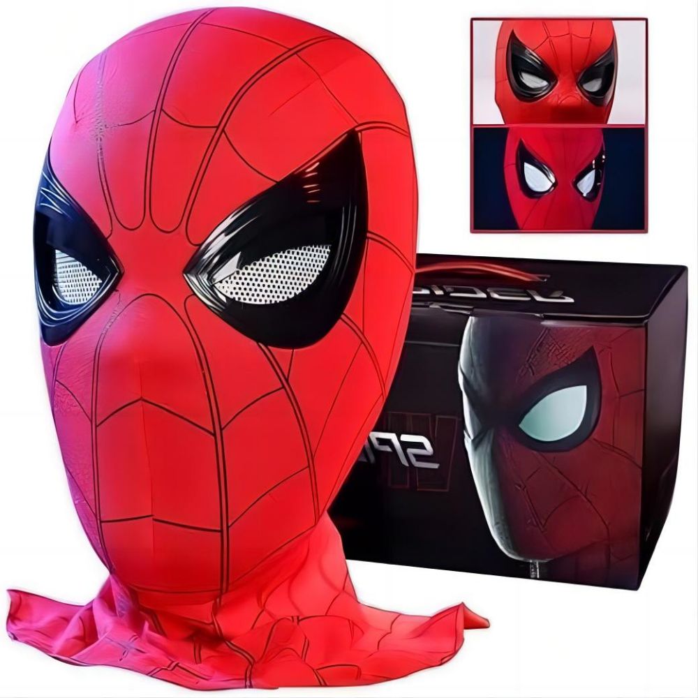 Movie Spidey Mask Eyes Glowing - Kids Face Mask บทวิจารณ์และราคา