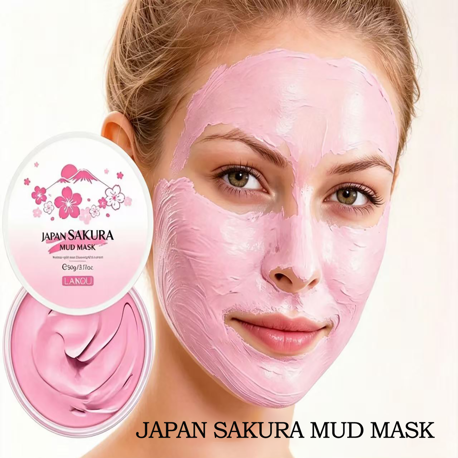 LAIKOU Sakura Clay Mask 25g 90 - Dust Mask Construction บทวิจารณ์และราคา