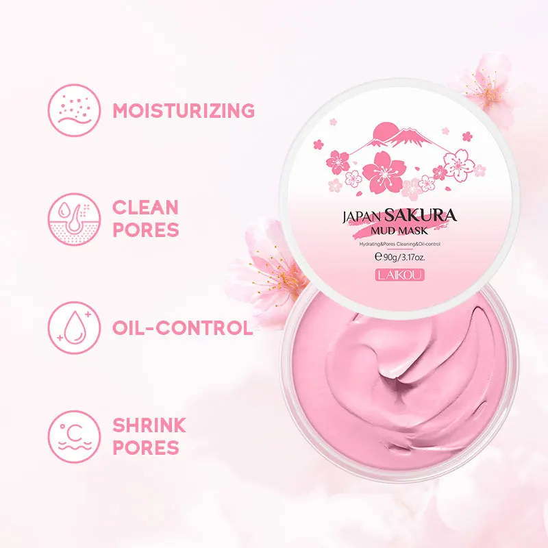 LAIKOU Sakura Clay Mask 25g 90 - Dust Mask Construction บทวิจารณ์และราคา