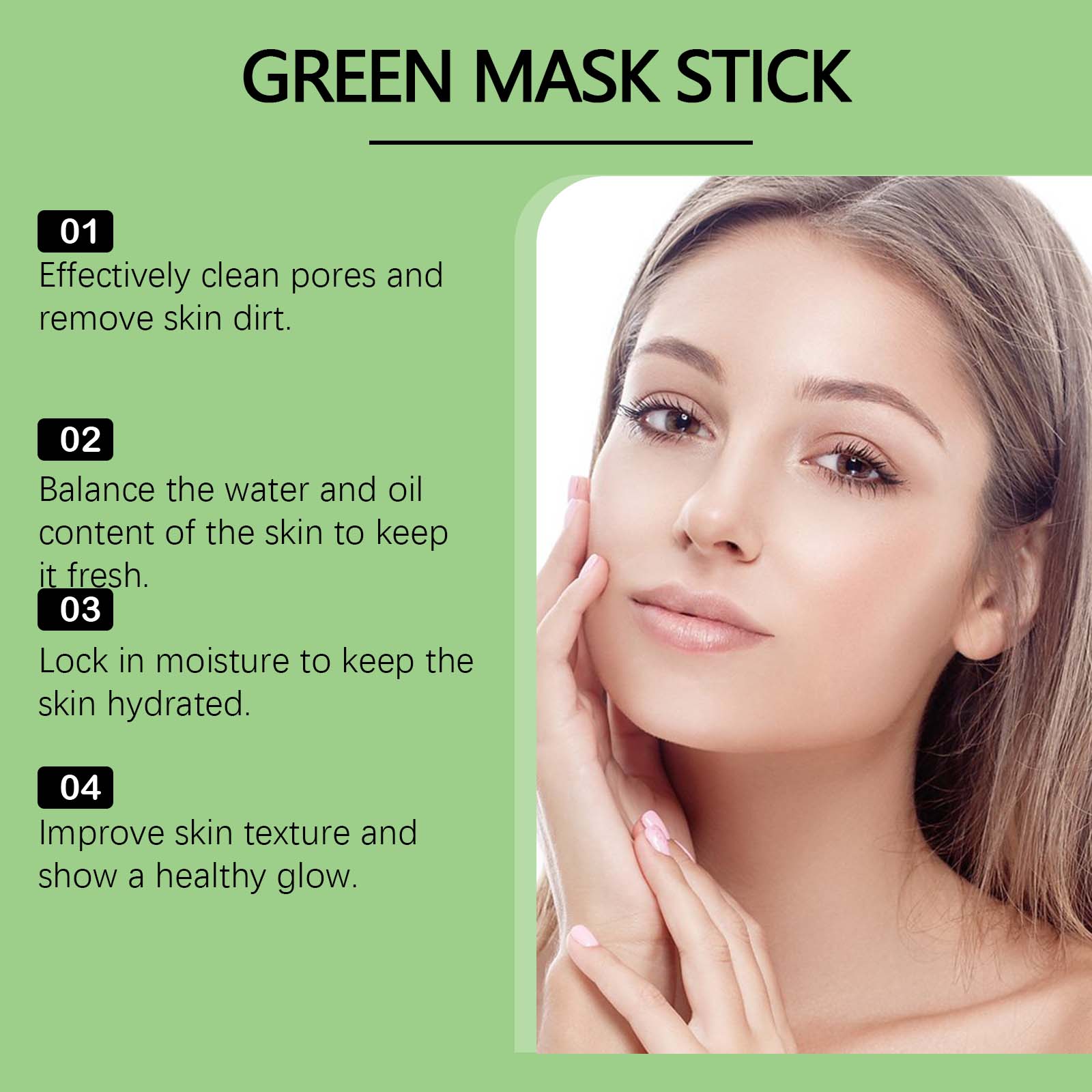 1~5PCS Green Tea Clay Stick Fo - Dust Mask Construction บทวิจารณ์และราคา