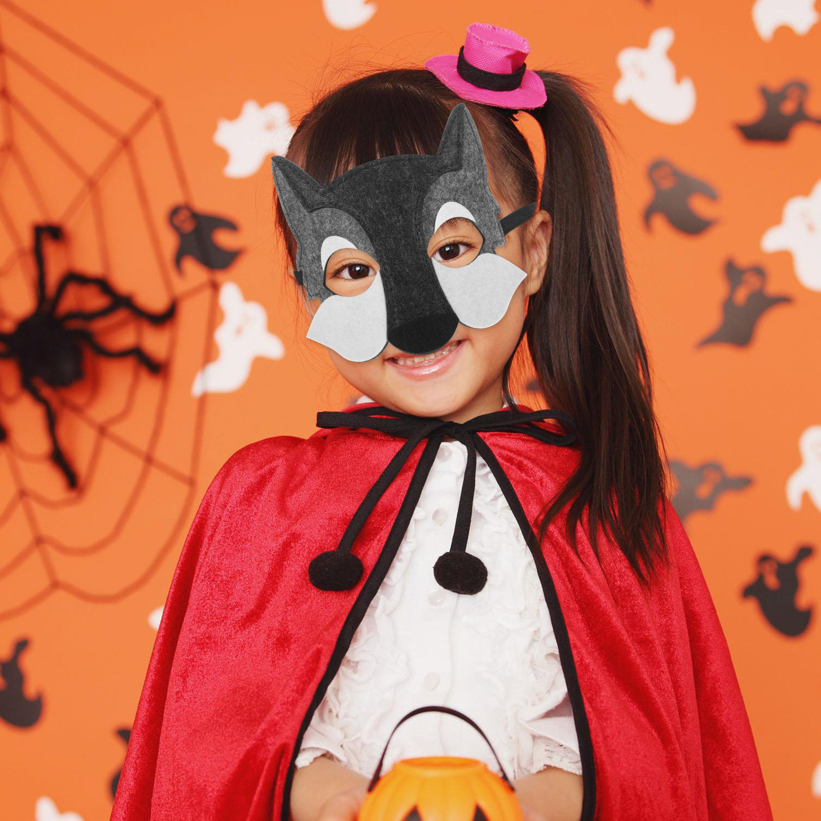 3Pcs Wolf Head Mask Kids Carto - Kids Face Mask บทวิจารณ์และราคา