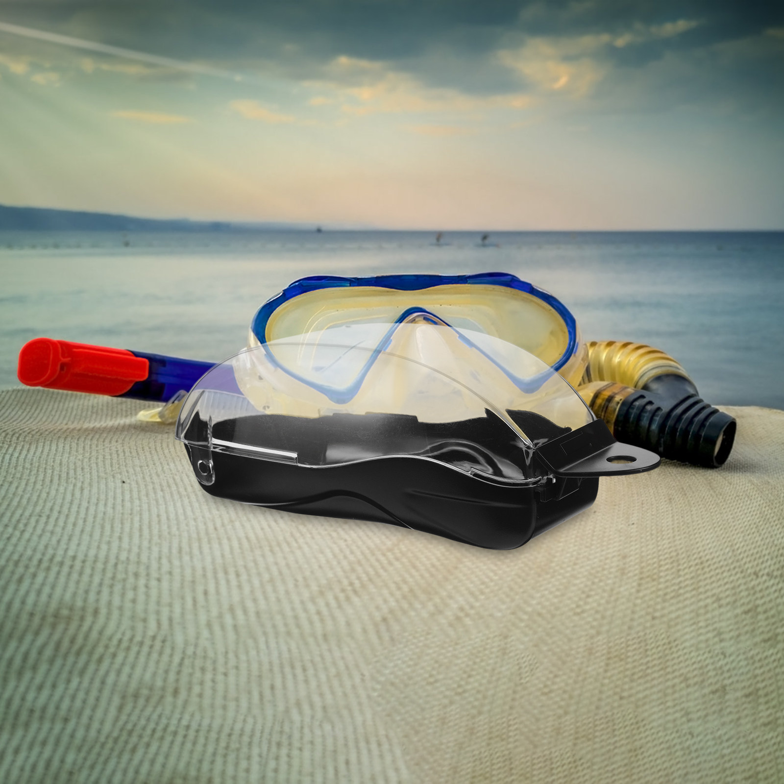 Protective Swim Goggle Case Ha - Mask Case Hard Shell บทวิจารณ์และราคา