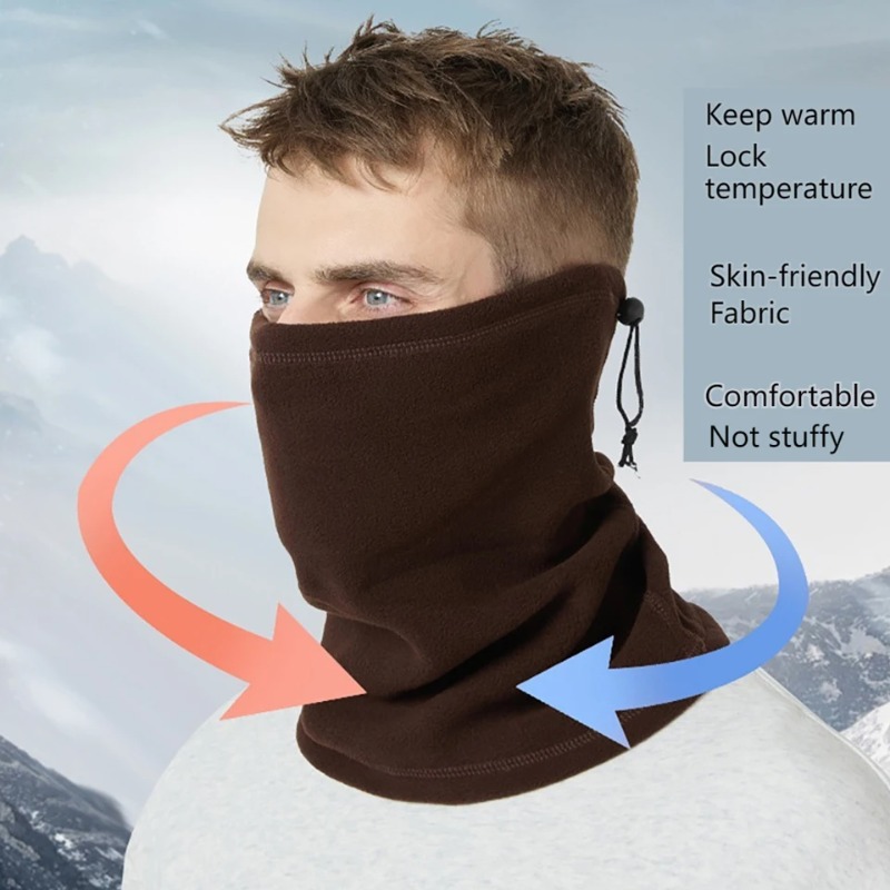 Winter Neck Warmer Gaiter Scar - Respirator Half Face บทวิจารณ์และราคา
