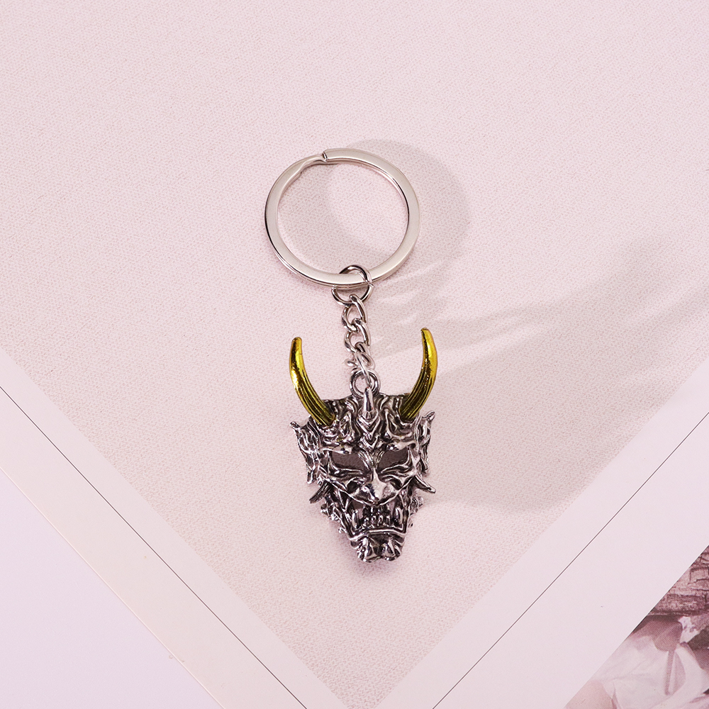 1 piece samurai keychain Japan - Mask Chain Holder บทวิจารณ์และราคา