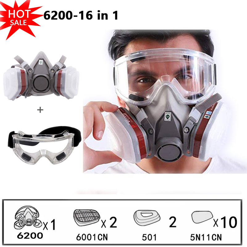 6200 Chemical Half Face Dustpr - Dust Mask Construction บทวิจารณ์และราคา