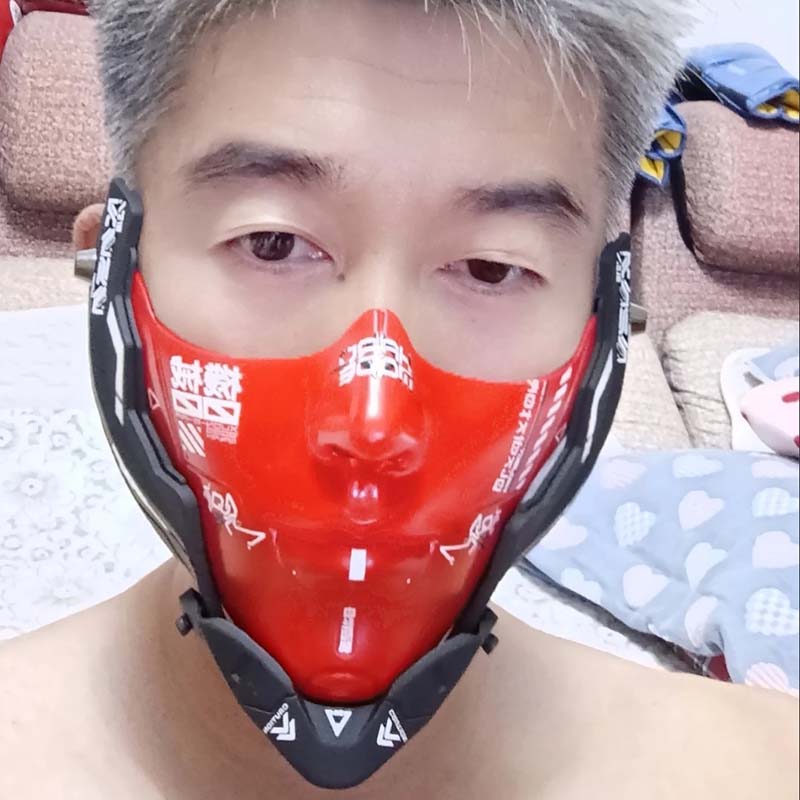 Cyber Punk Half Face Mask Mech - Respirator Half Face บทวิจารณ์และราคา
