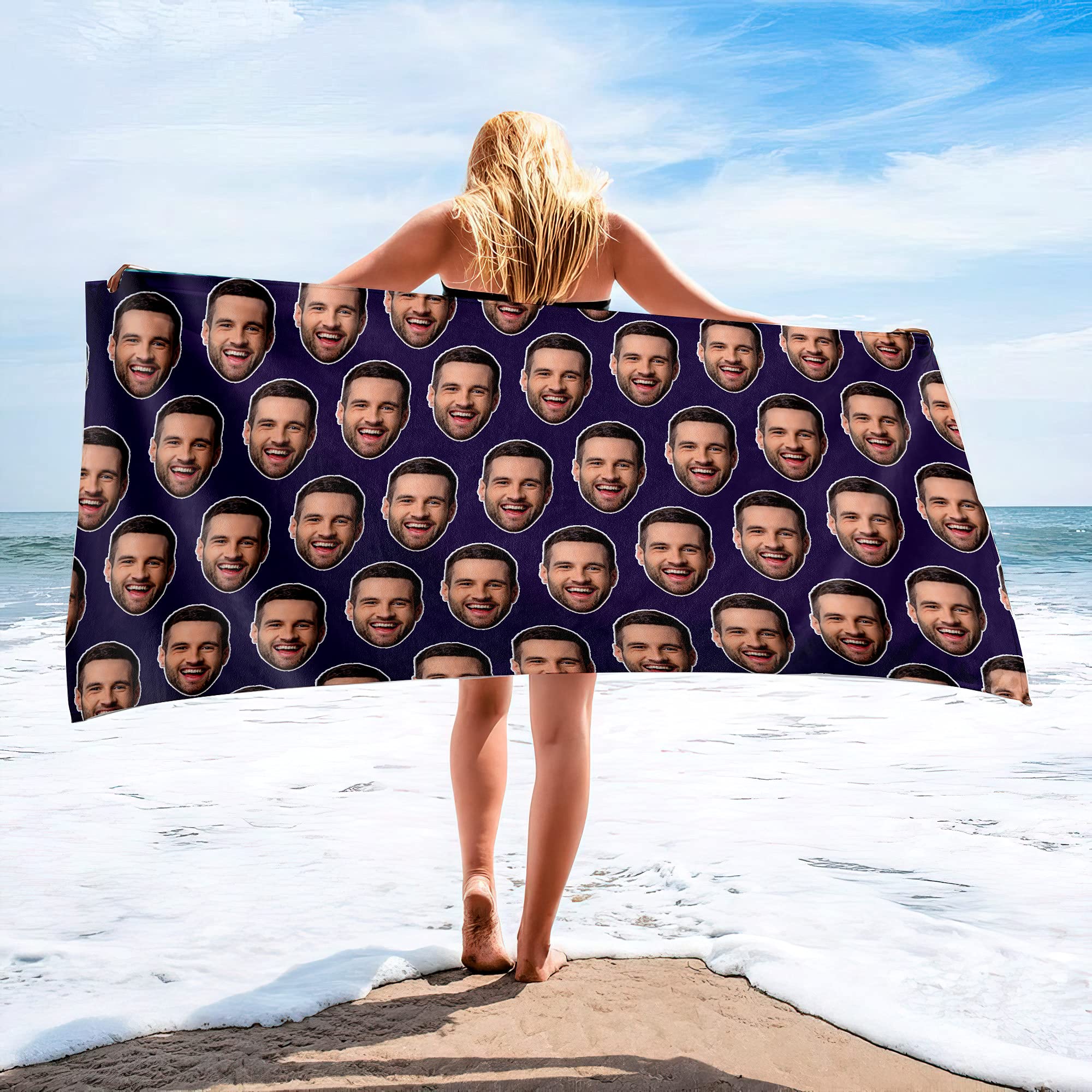 Personalized Beach Towels with - Cloth Face Mask Washable บทวิจารณ์และราคา
