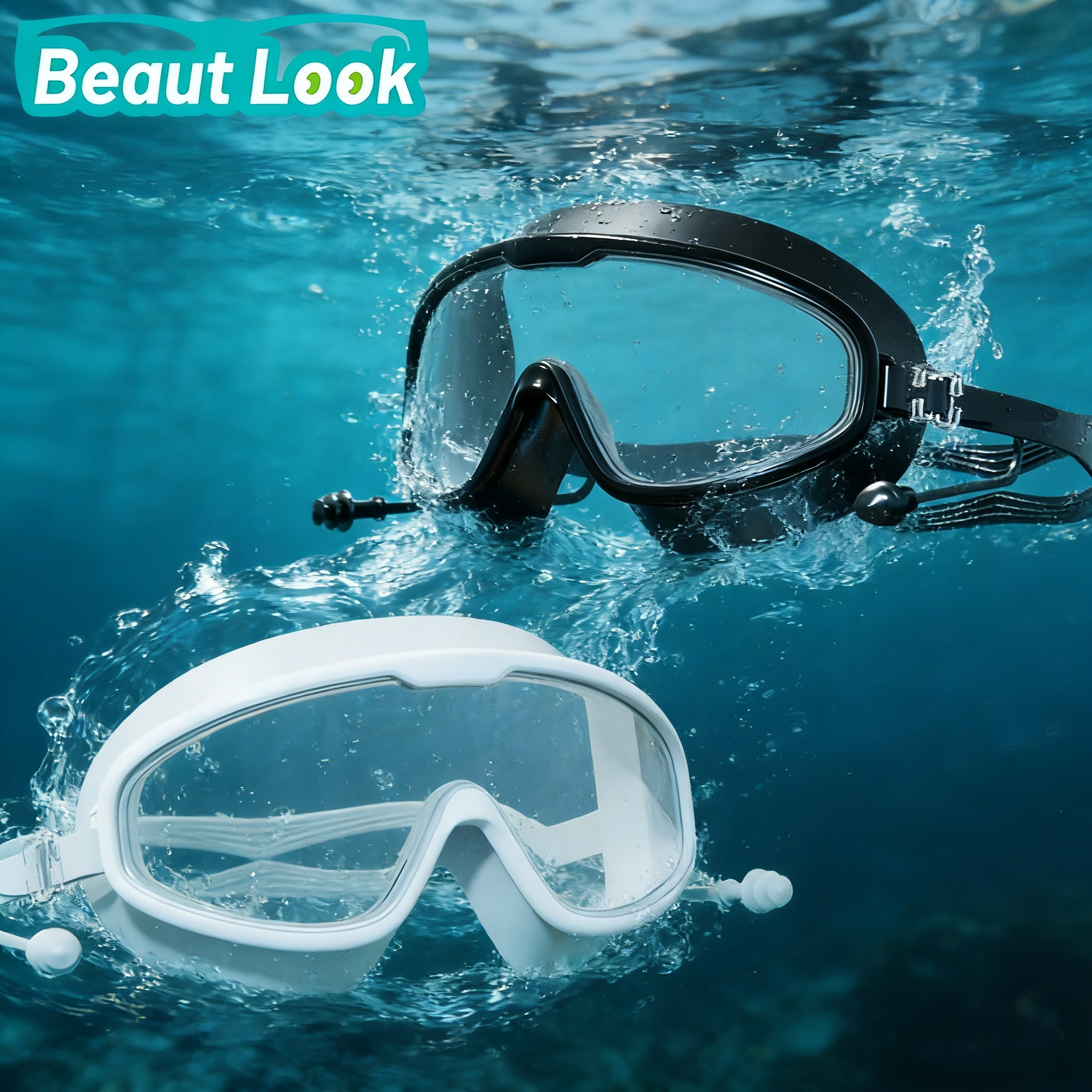 Snorkel Diving Mask with Built - Anti Pollution Mask บทวิจารณ์และราคา