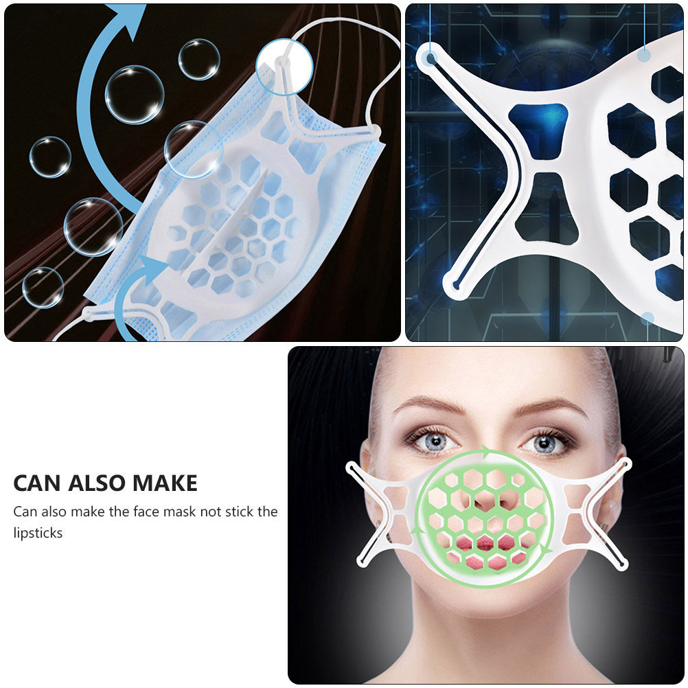 4Pcs Soft Flexible Silicone Ma - Silicone Mask Bracket บทวิจารณ์และราคา