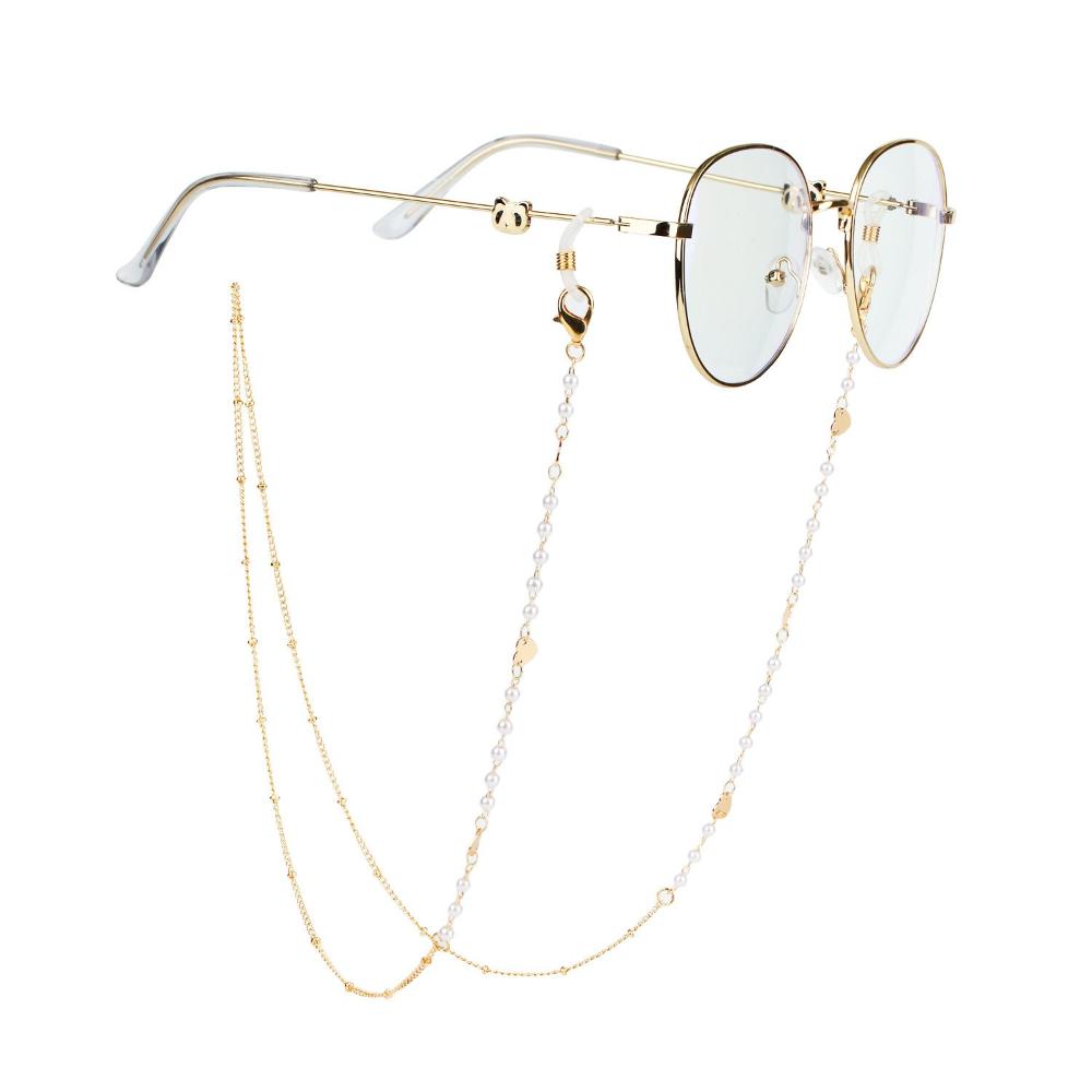 Jewelry Disc Metal Pearl Hangi - Mask Chain Holder บทวิจารณ์และราคา