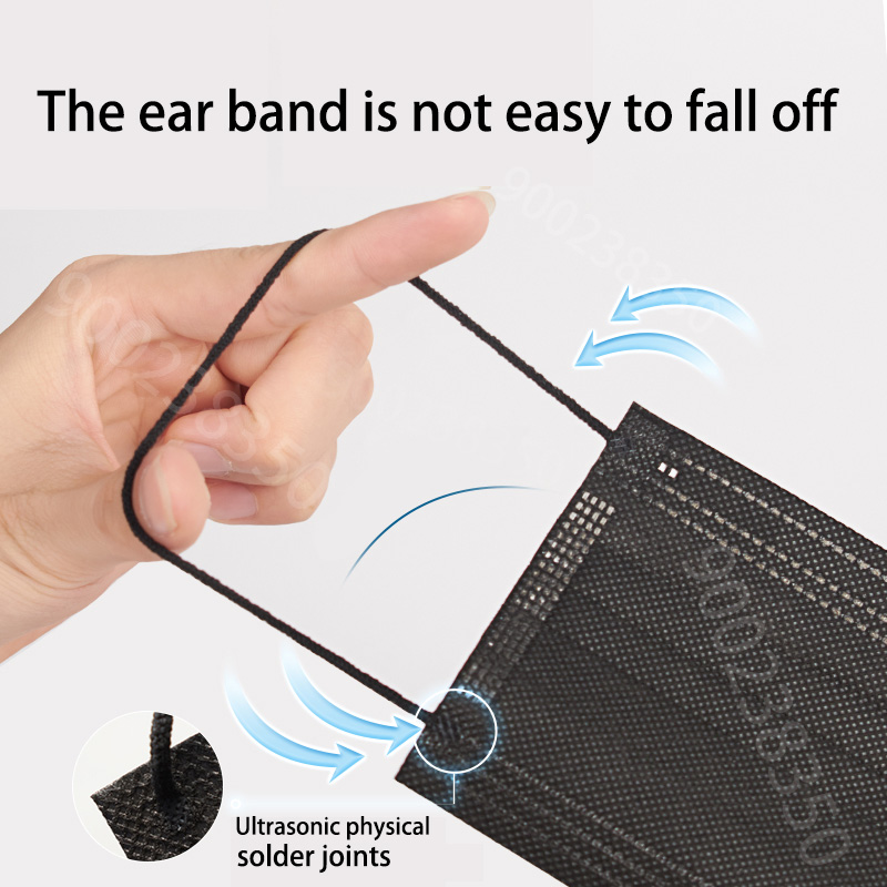 50-500pcs Black Disposable Cer - Disposable Surgical Mask บทวิจารณ์และราคา