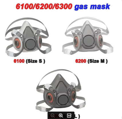 M 6100=S/ 6200=M/ 6300 =L resp - Dust Mask Construction บทวิจารณ์และราคา
