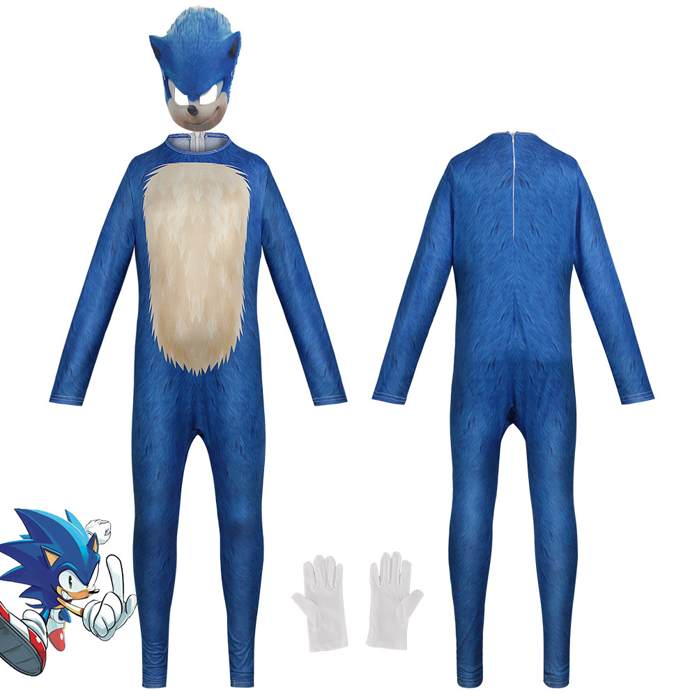 Anime Game Sonic Blue Red Blac - Black Face Mask Pack บทวิจารณ์และราคา