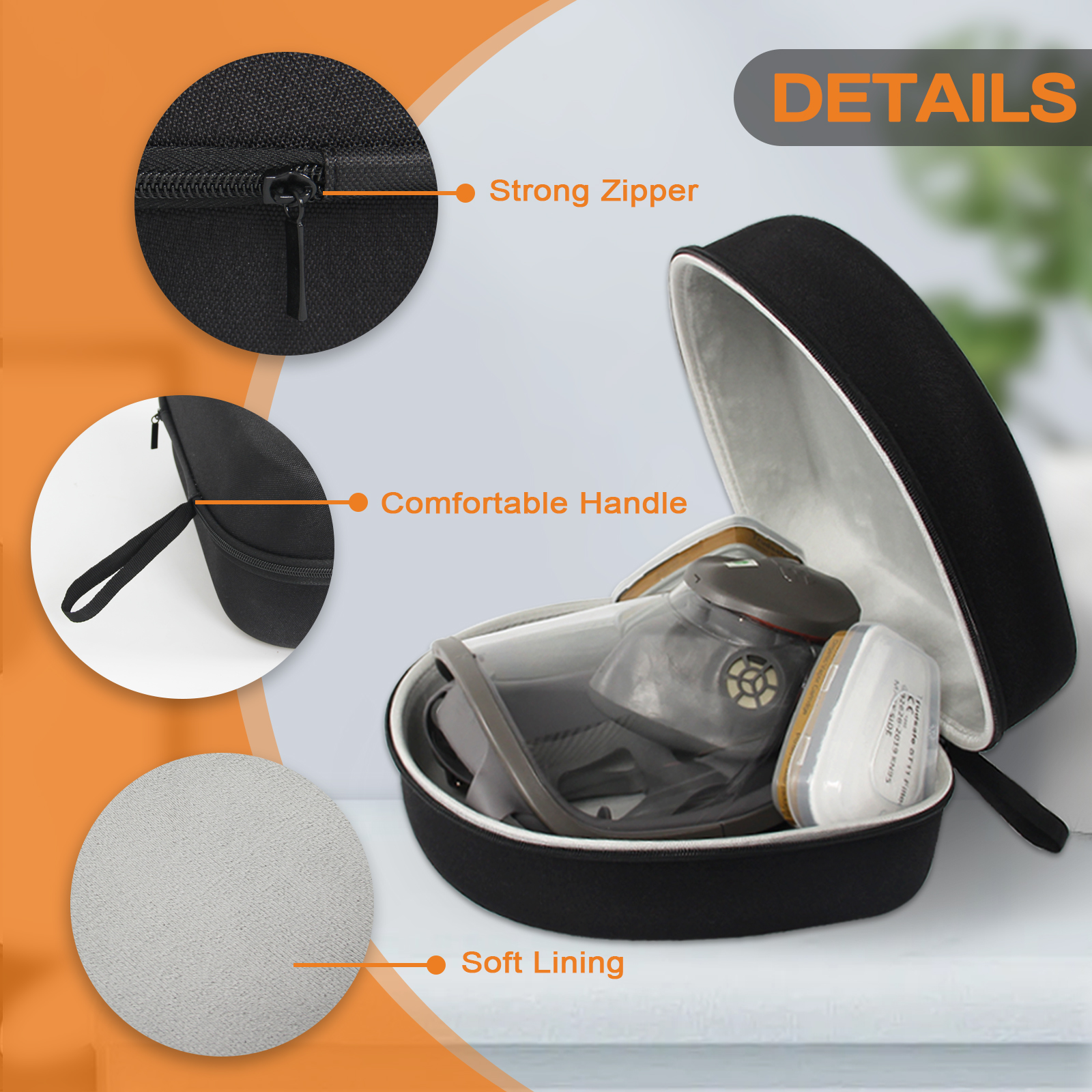 Hard Protective Travel Case fo - Mask Case Hard Shell บทวิจารณ์และราคา