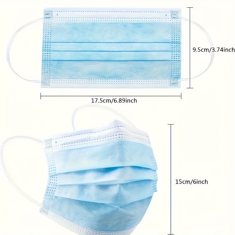 Delivery in 10 Days! 400Pcs Th - Disposable Mask Blue บทวิจารณ์และราคา