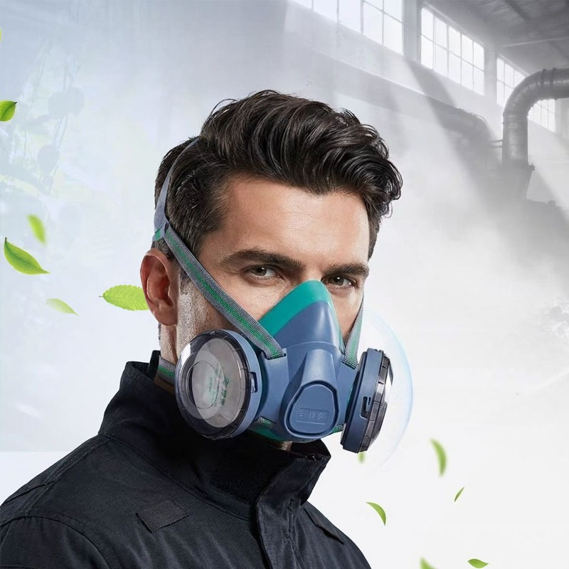 Dual Filter Silicone Half Face - Respirator Half Face บทวิจารณ์และราคา