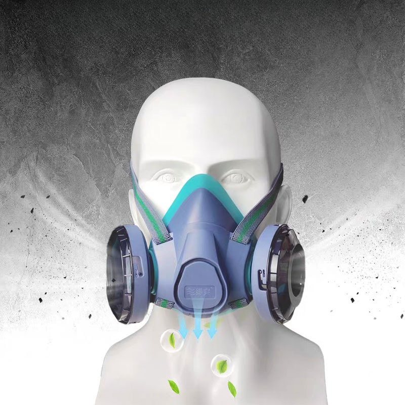 Dual Filter Silicone Half Face - Respirator Half Face บทวิจารณ์และราคา