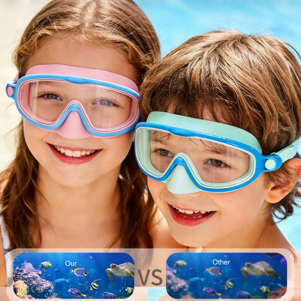 Kids Swimming Goggles with Nos - Anti Pollution Mask บทวิจารณ์และราคา