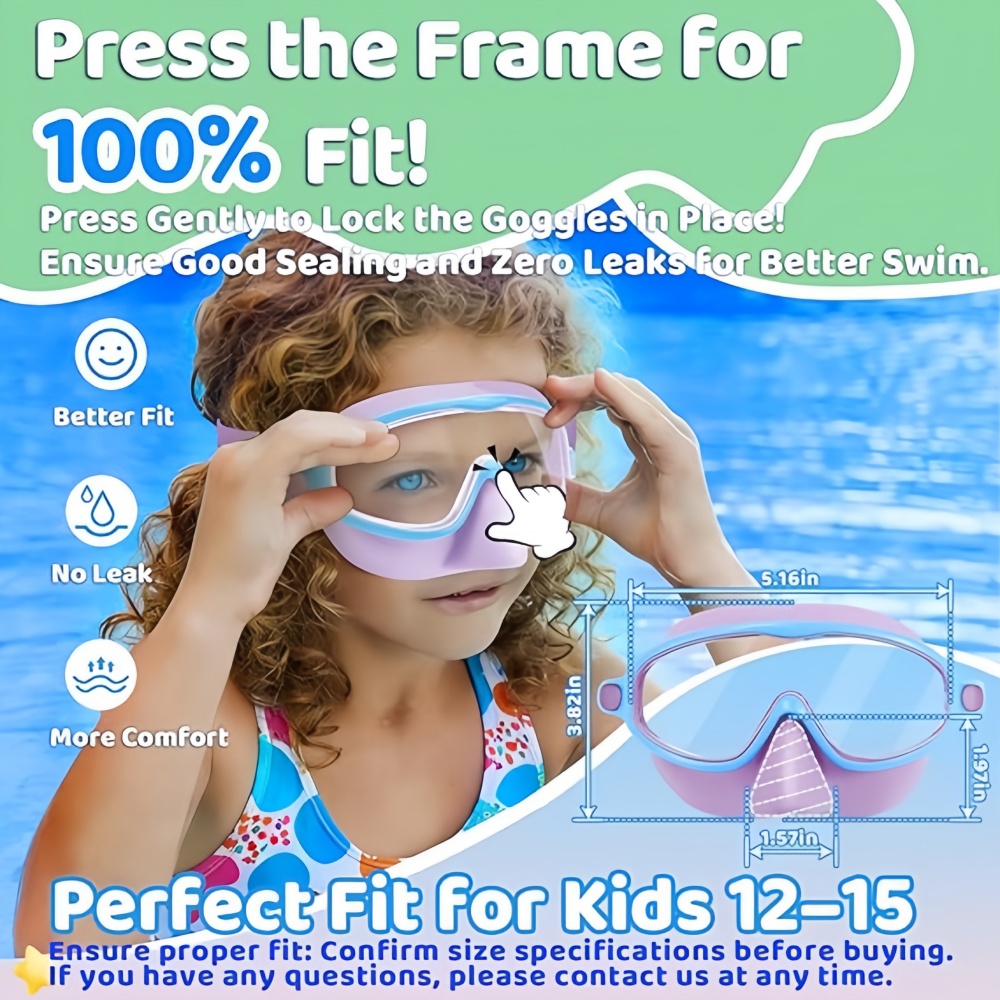 Kids Swimming Goggles with Nos - Anti Pollution Mask บทวิจารณ์และราคา