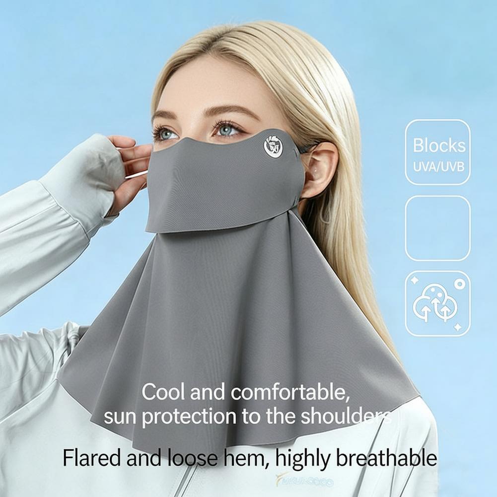 UPF50+ Cooling Sun Protection  - Sports Mask Breathable บทวิจารณ์และราคา
