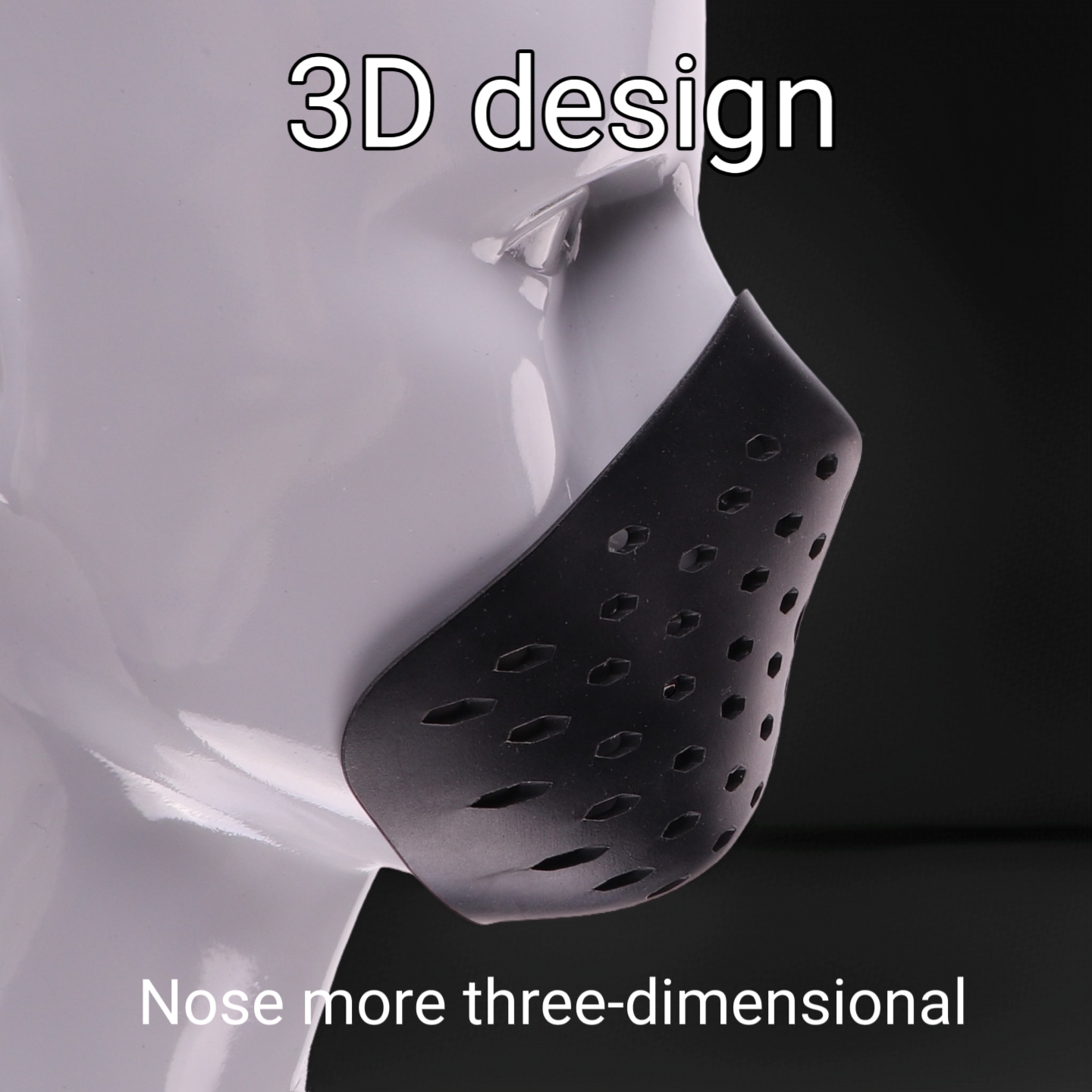 3D Halfface Bracket Silicone M - Silicone Mask Bracket บทวิจารณ์และราคา