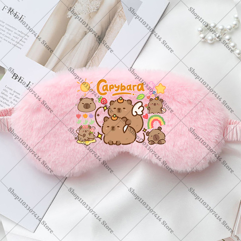 Capybara Girl Cartoon Sleep Ey - Kids Face Mask บทวิจารณ์และราคา