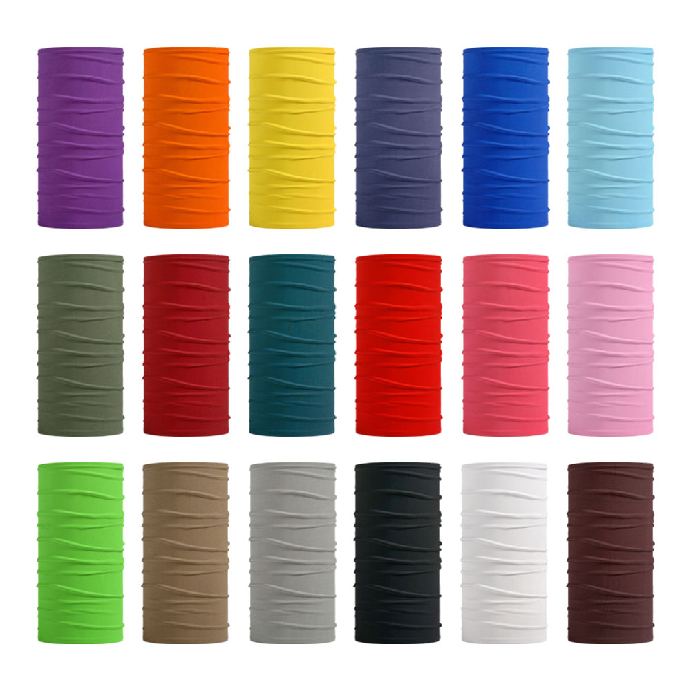 Seamless Solid Color Bandanas  - Neck Gaiter Face Cover บทวิจารณ์และราคา