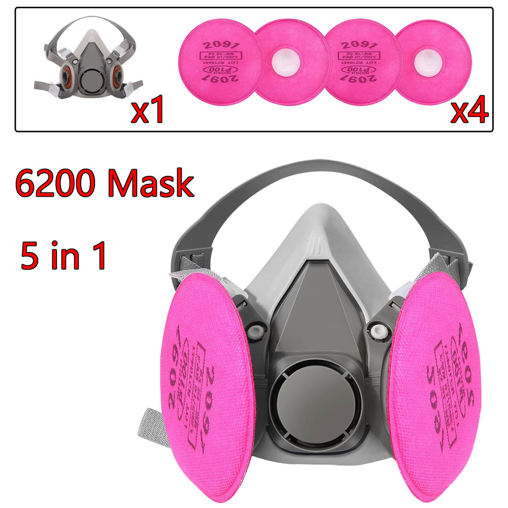 Gas Mask 6200 Set Vehicle Pain - Face Mask Storage Box บทวิจารณ์และราคา