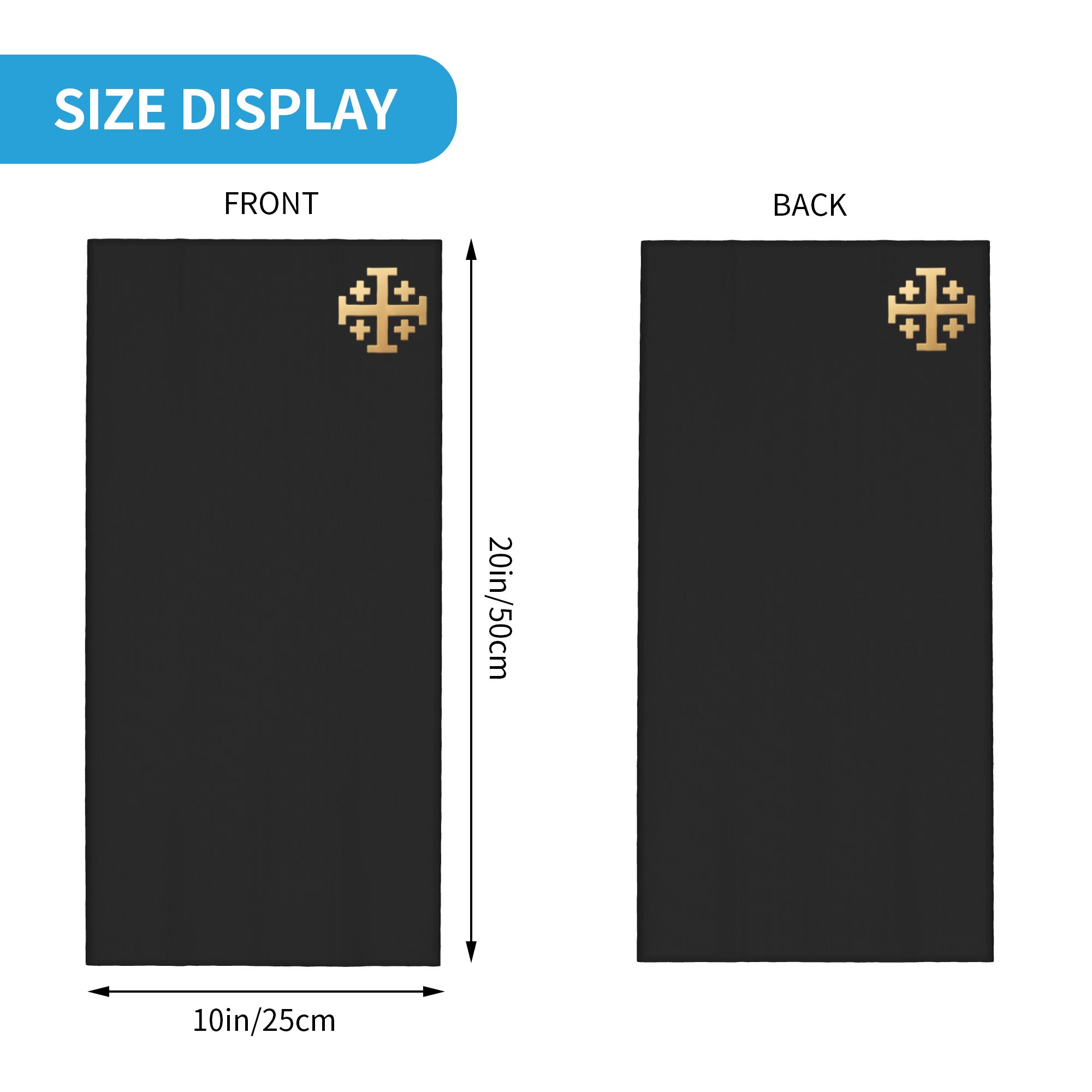 Knight Jerusalem Cross Christi - Neck Gaiter Face Cover บทวิจารณ์และราคา