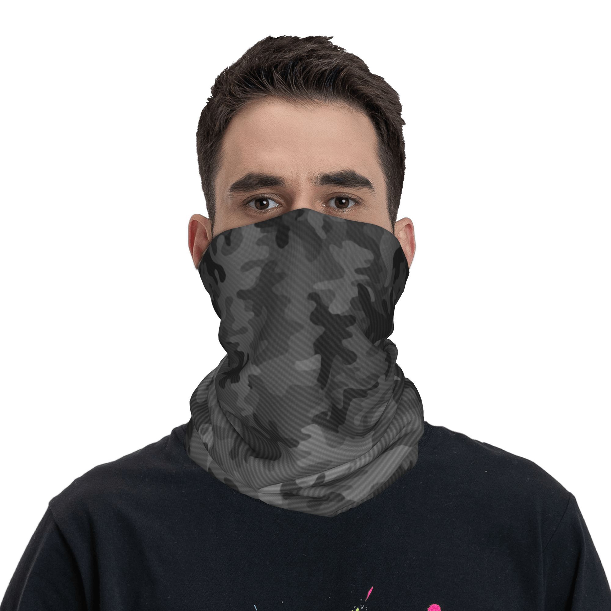Custom Carbon Camo Bandana Nec - Neck Gaiter Face Cover บทวิจารณ์และราคา