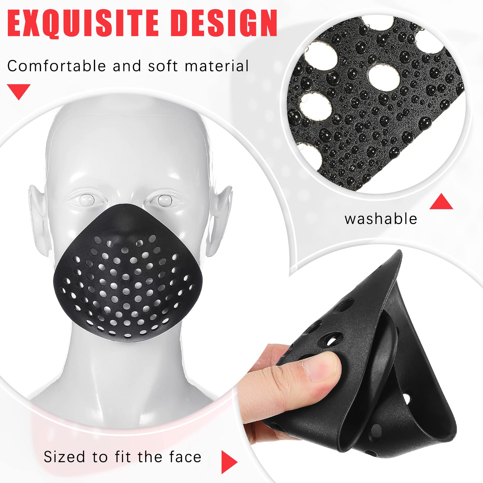 Half Face Bracket Silicone Mas - Silicone Mask Bracket บทวิจารณ์และราคา