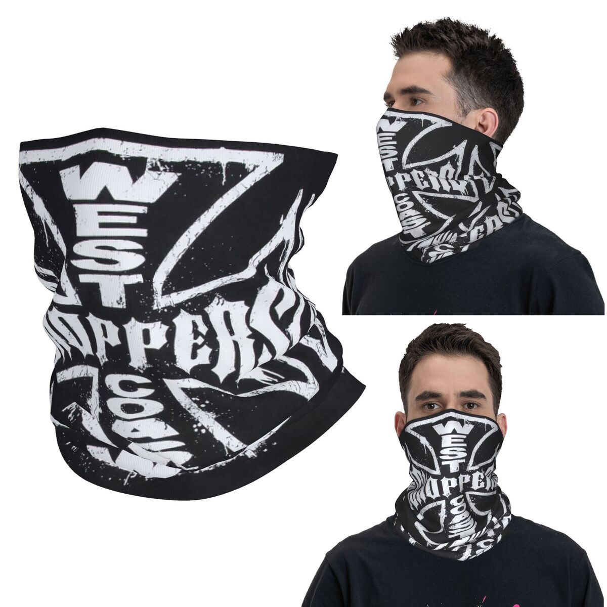 West Coast Iron Cross Choppers - Neck Gaiter Face Cover บทวิจารณ์และราคา