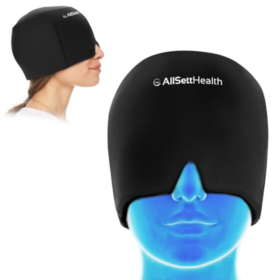 Migraine Relief Cap Ice Head W - Black Face Mask Pack บทวิจารณ์และราคา