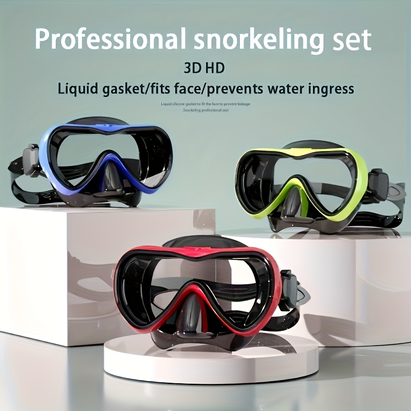 Adult Snorkel Mask, HD Tempere - Silicone Mask Bracket บทวิจารณ์และราคา